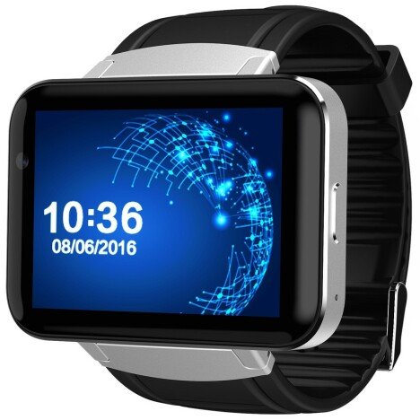 Smartwatch Telefon cu Android iUni DM98, Wi-Fi, 3G, Camera 2 MP, BT, 2.2 Inch, Silver